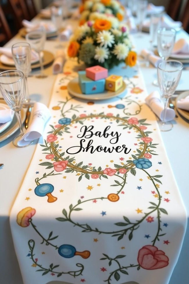 Storybook Pages Baby Celebration Runner