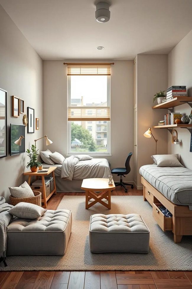 Space-Saving Modular Dorm Furniture