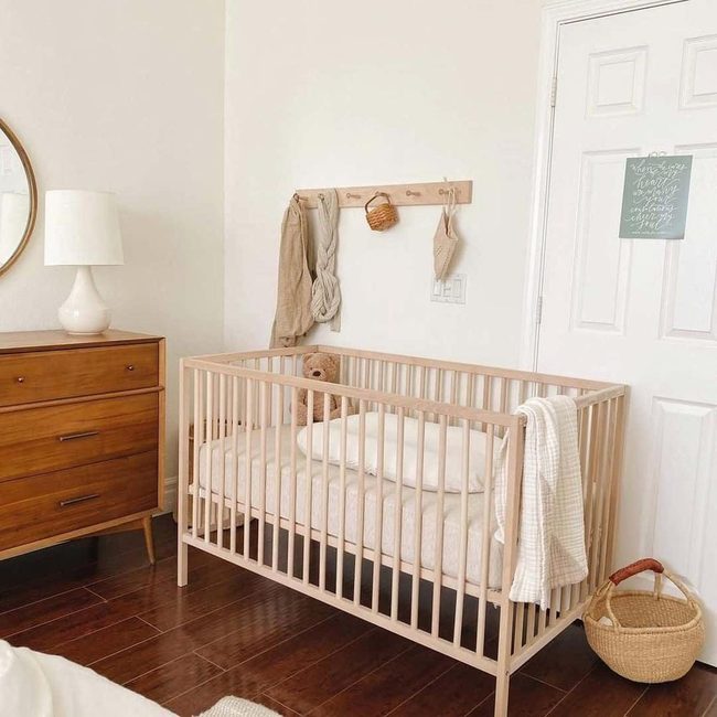 Timeless Wood And White Nursery