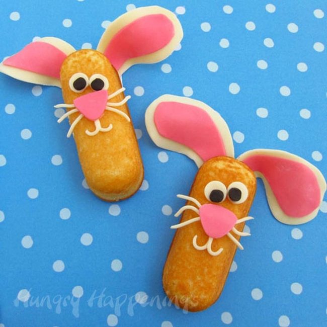 Pink-Eared Bunny Cookies
