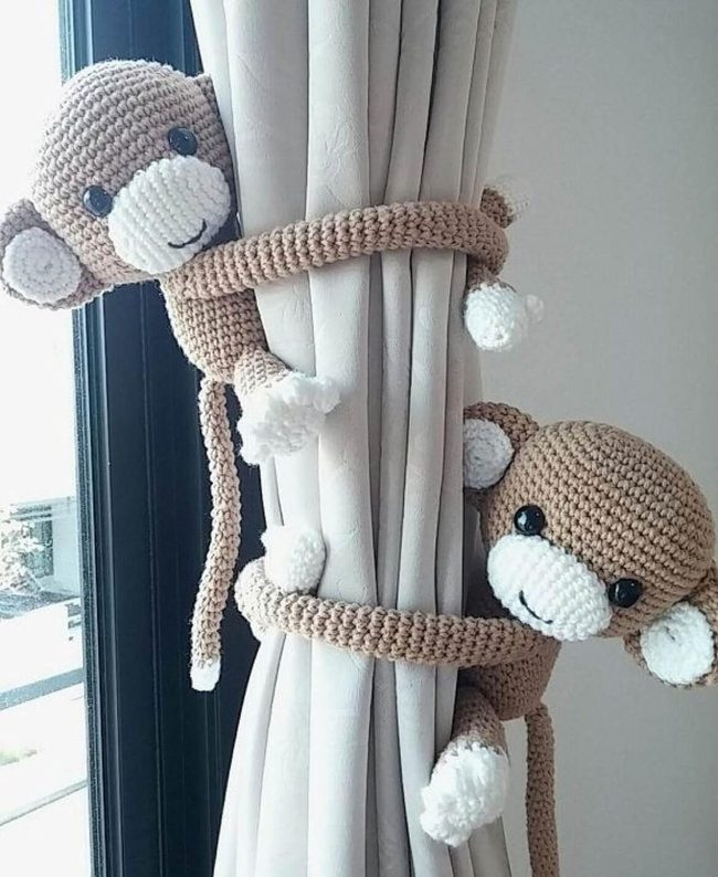 Handmade Crochet Monkeys