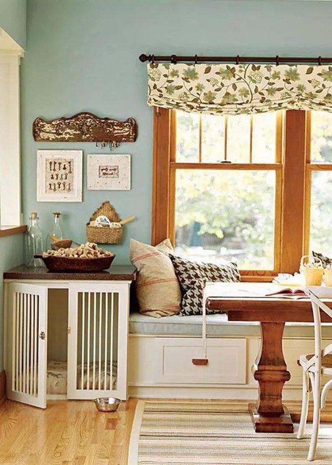 Light Blue Kitchen Nook
