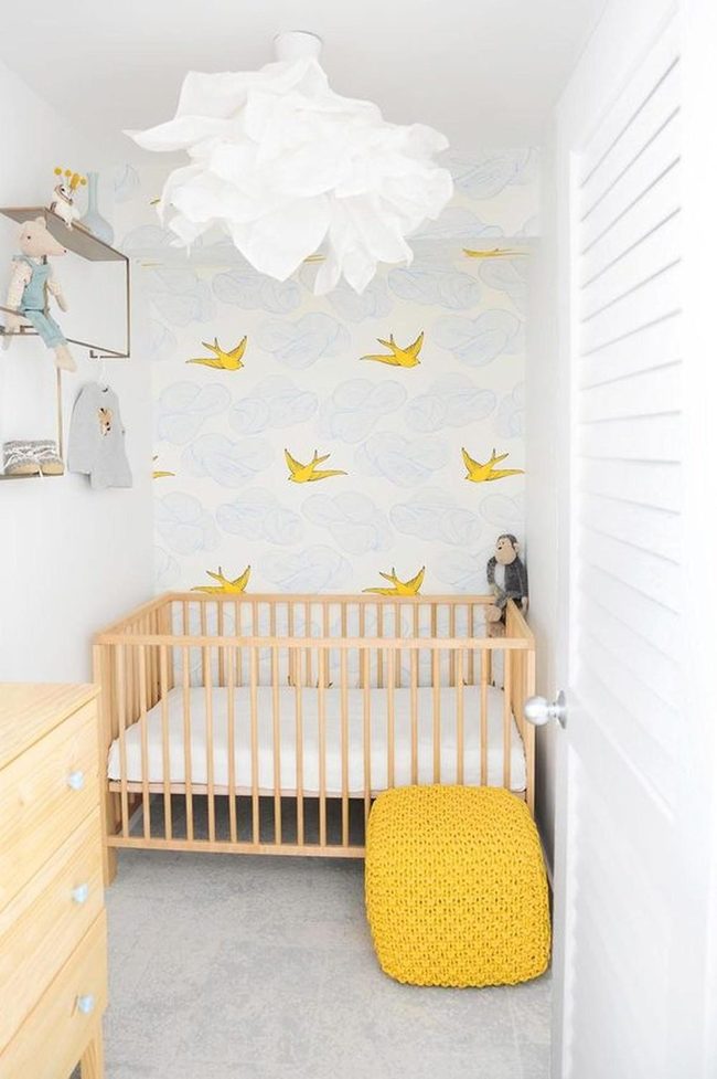 Yellow Birds Nursery Room