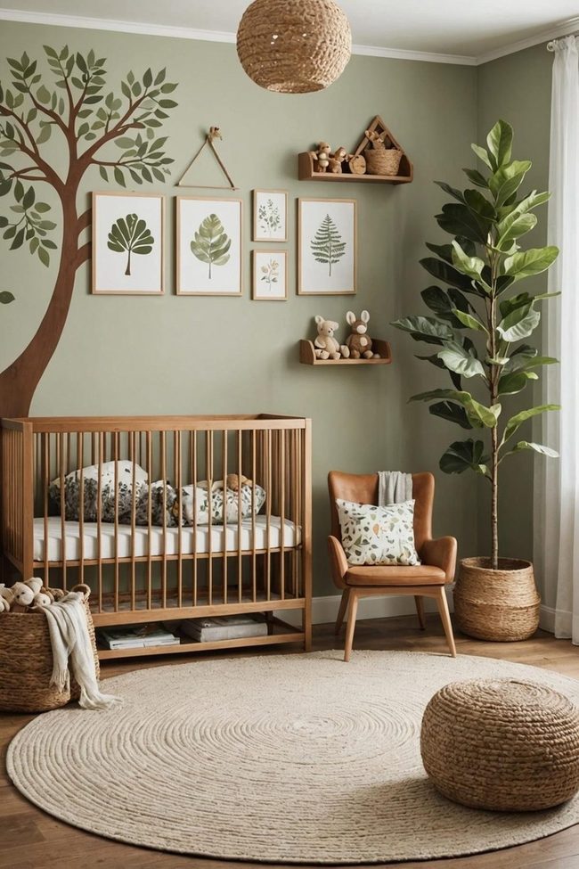 Green Leaf Nursery Walls