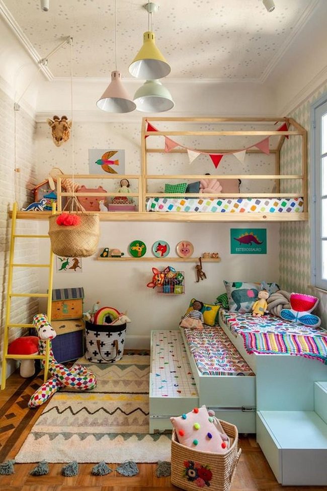 Red Bunting Loft Bedroom