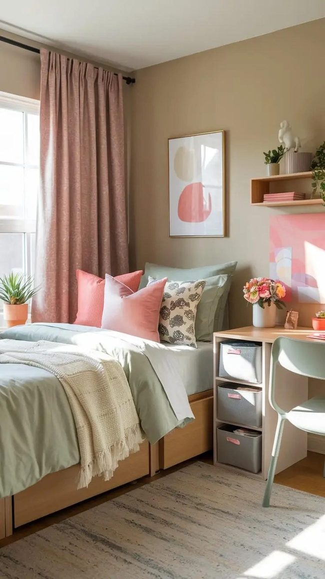 Muted Tones Dorm Palette