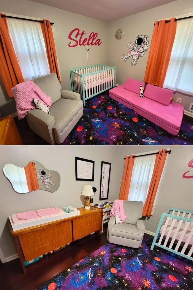 Rocket Ship Bed Dreams Await