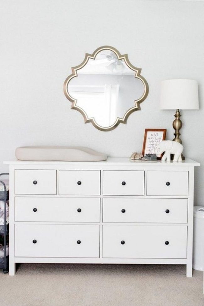 Gray Walls, Brass Accents, Reflected Light