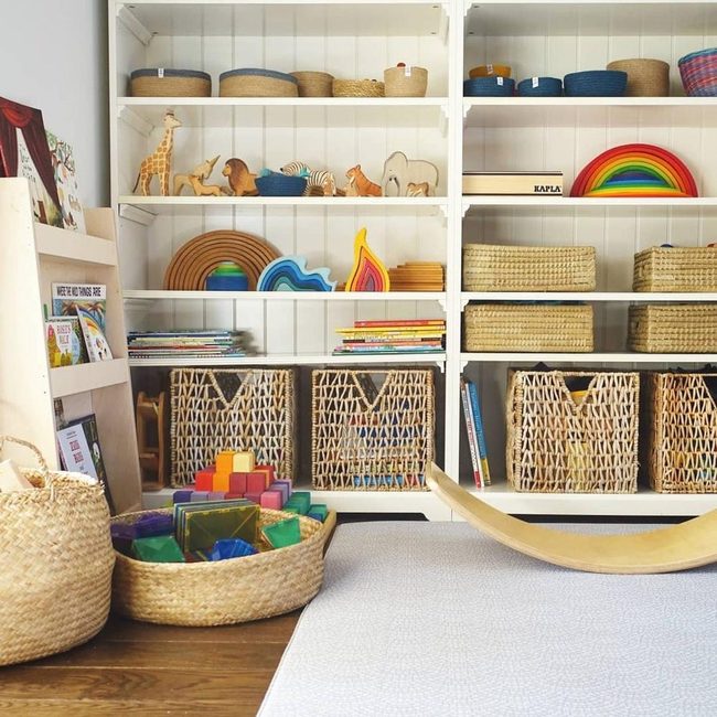 Colorful Toys, Woven Baskets, Soft Floors