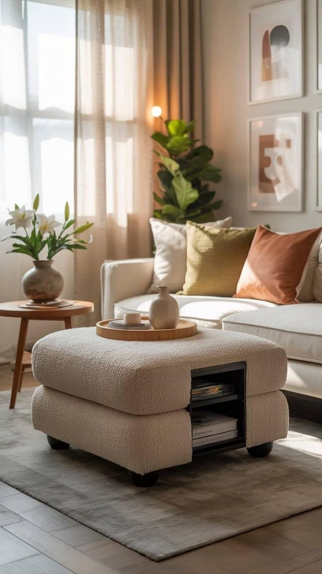 Dual-Purpose Furniture Saves Space