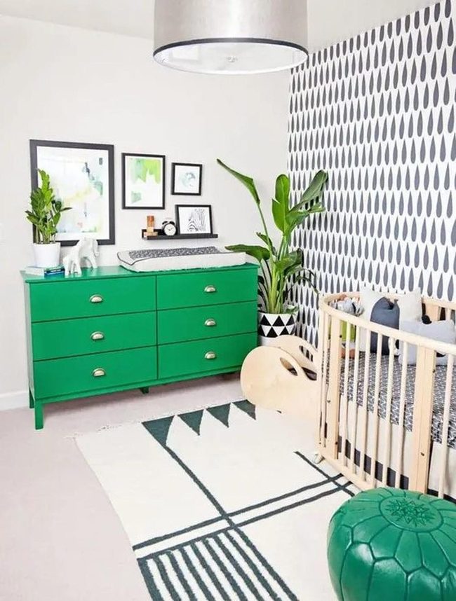 Emerald Green Nursery Geometry