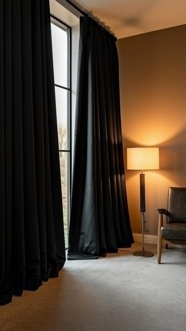 Dark Silence Curtains Block Light