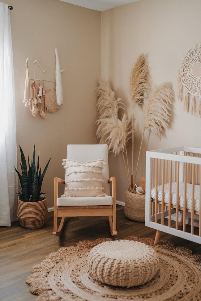 White Nursery with Raw Weave