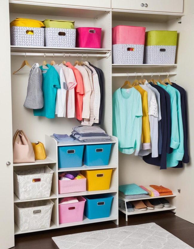 Clear Plastic Organization System