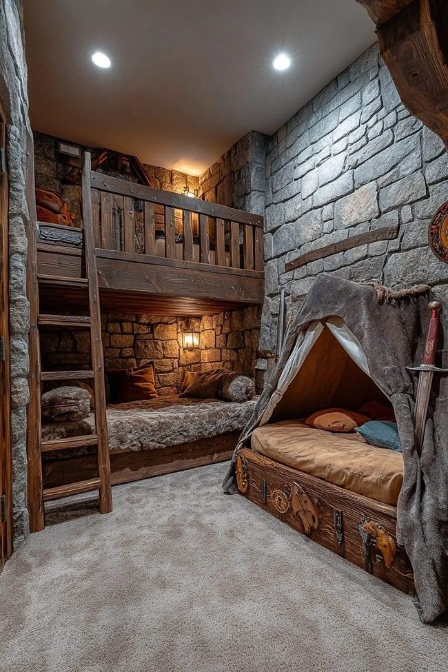 Castle Stone Bedroom Theme