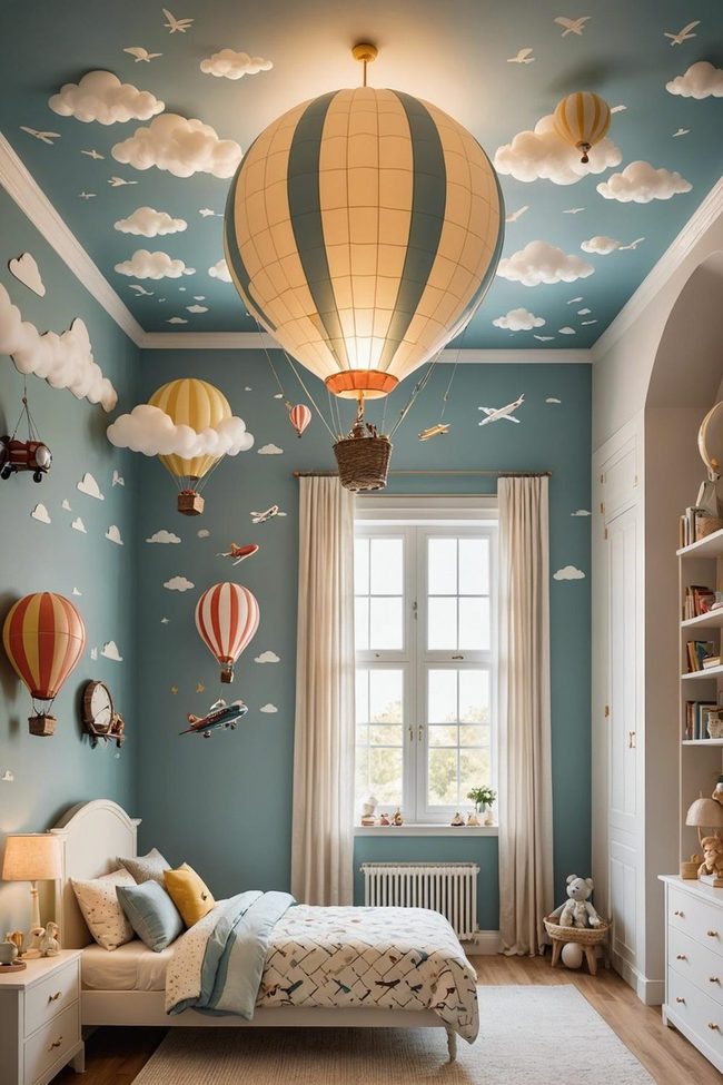Hot Air Balloon Chandelier Dreams