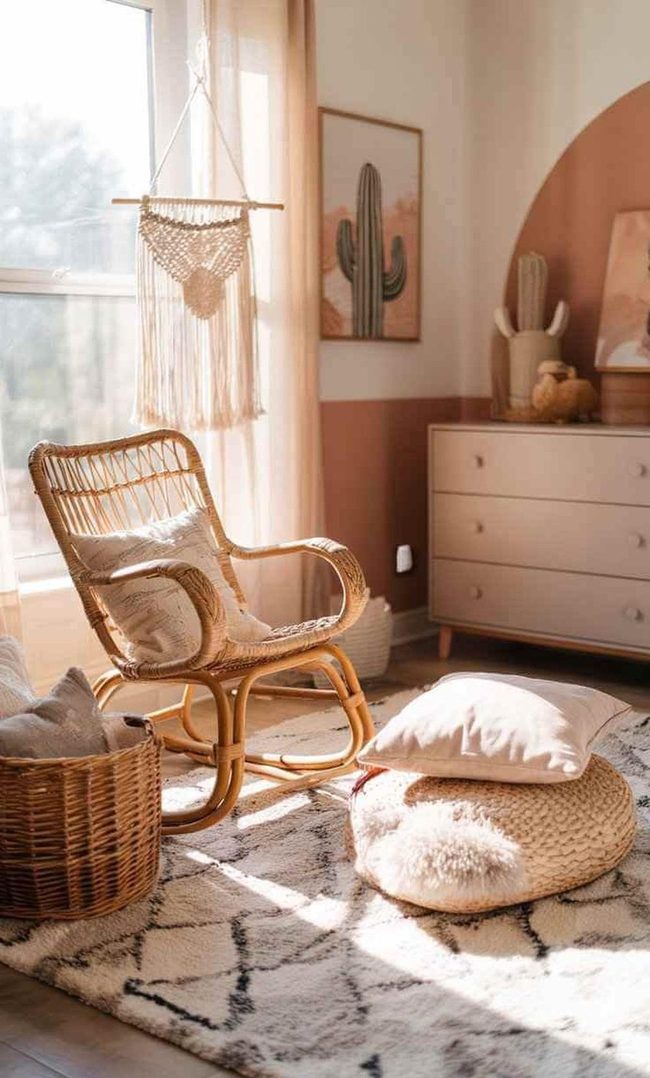Terracotta Boho Nursery Layers