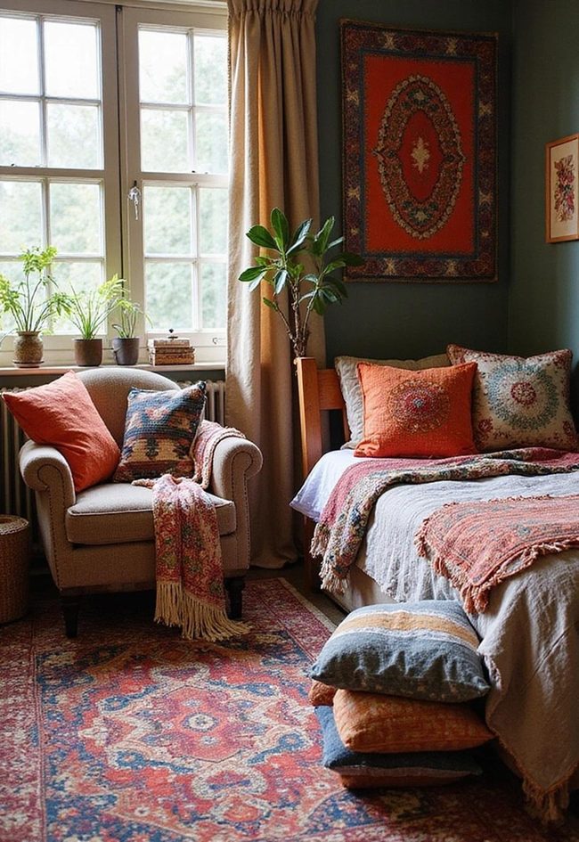 Layered Patterns With Earthy Tones