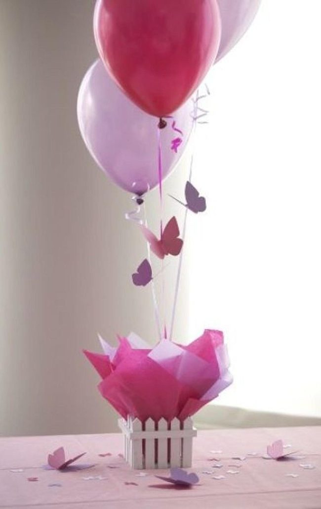 Pink Butterfly Baby Shower