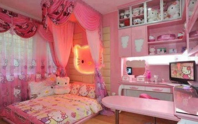Pink Canopy Hello Kitty Haven