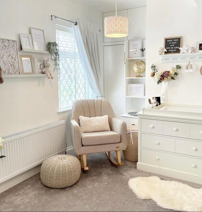 Warm Wood Meets Modern Nursery