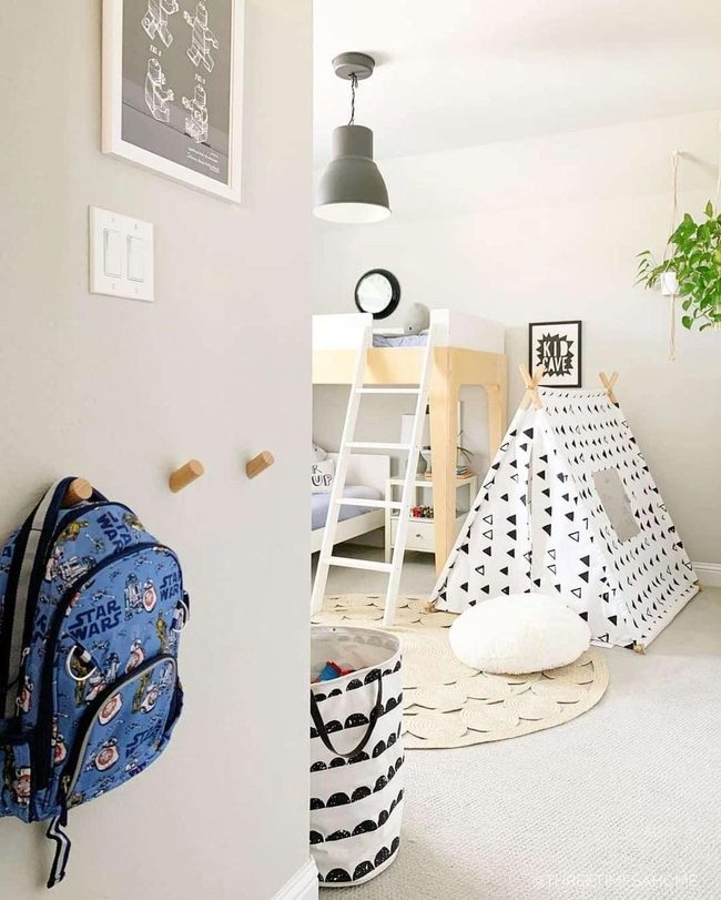 Black And White Triangle Tent