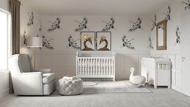 Graceful Swan Nursery Theme