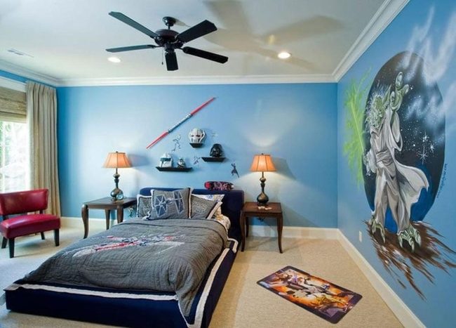 Star Wars Character Mural Wall