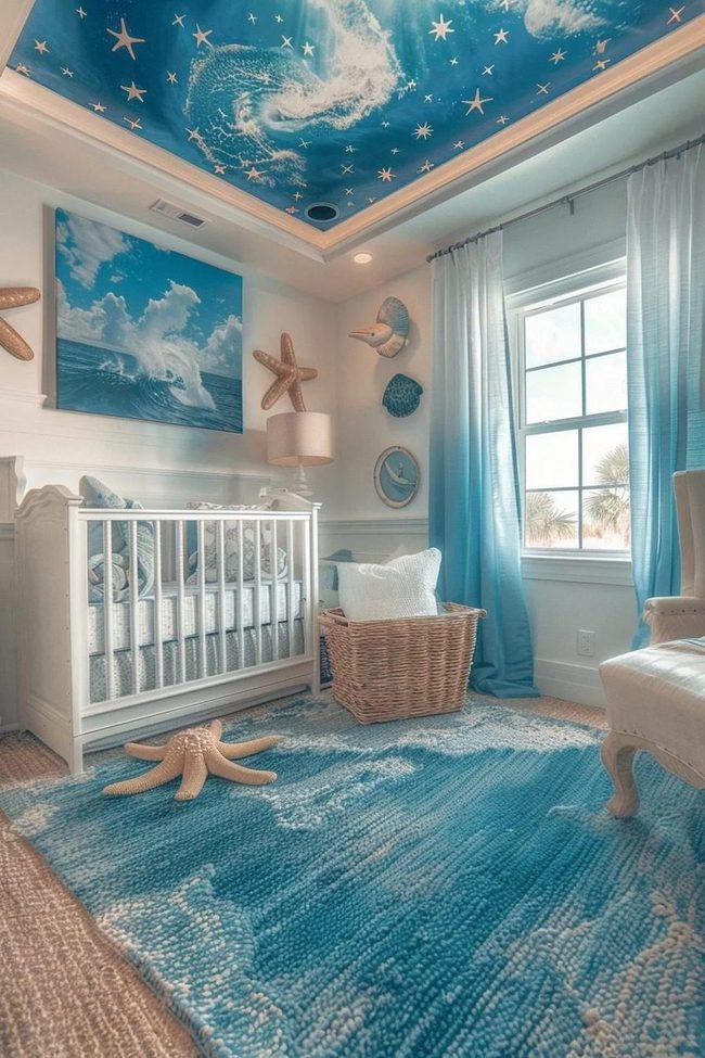 Soft Blue Coastal Nursery