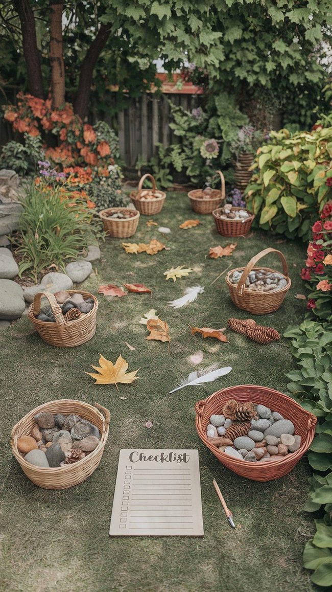 Backyard Treasure Hunt Baskets