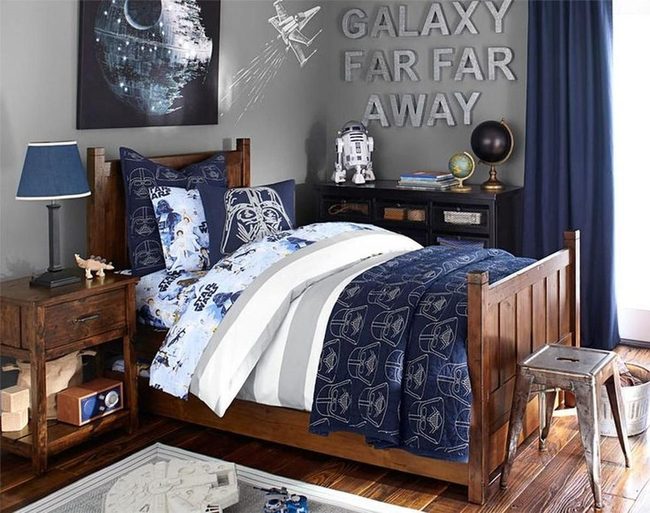 Death Star Silver Bedroom