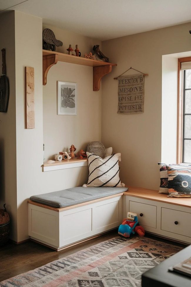Bench Seat With Hidden Space