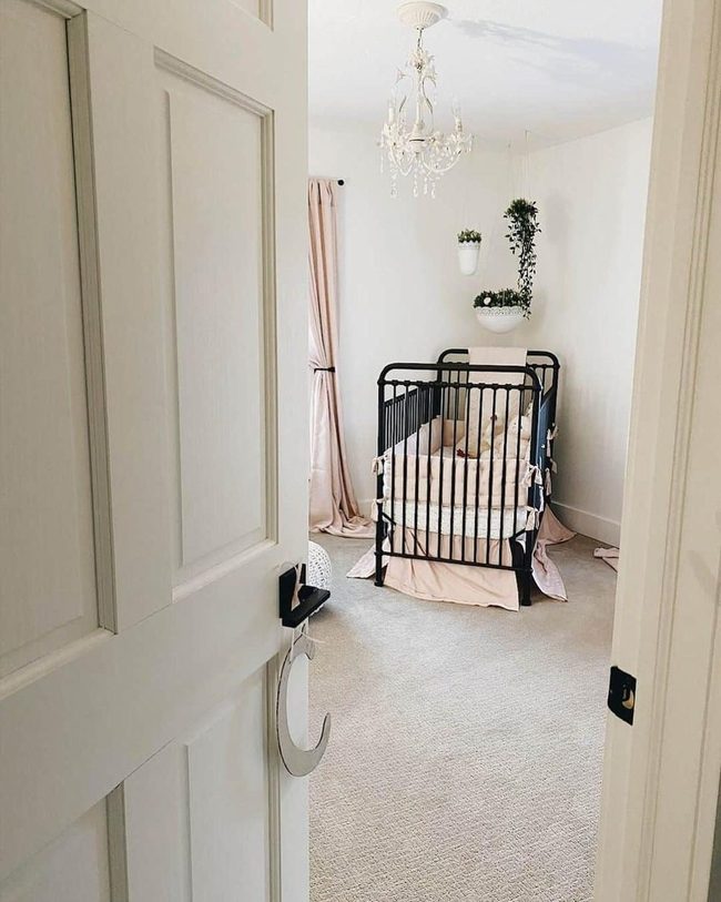 Blush And Iron Nursery