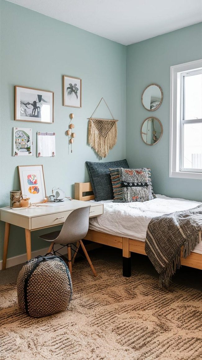 Layered Pillows And Plush Blankets