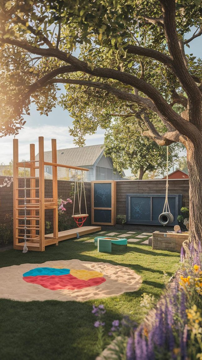 Wooden Climbing Frame Kids Paradise