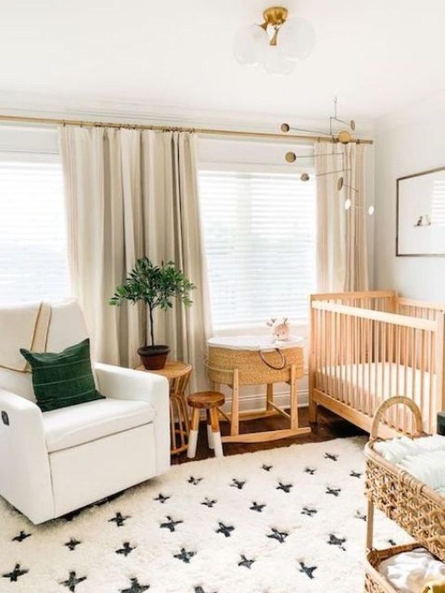 Black Patterned Rugs, Cream Sanctuary