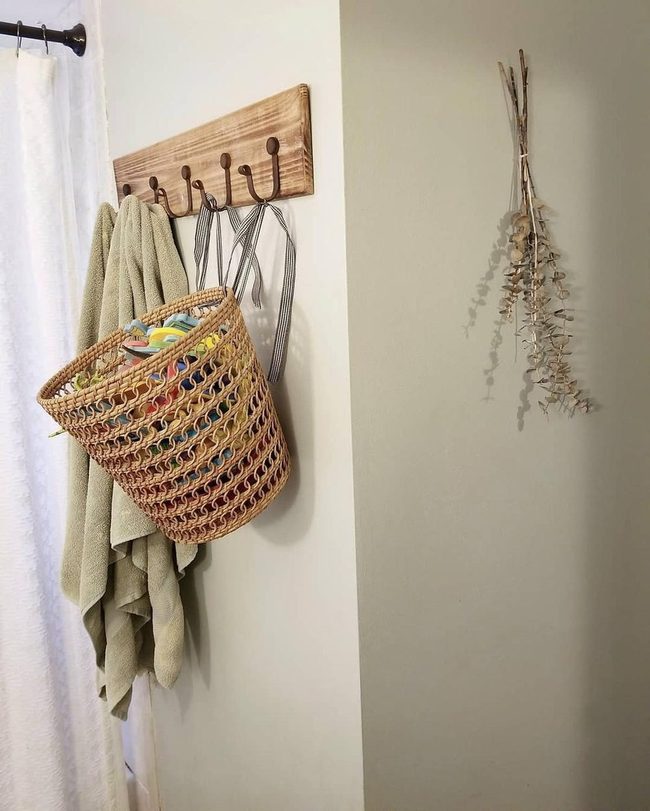 Woven Baskets Organize Bath Toys