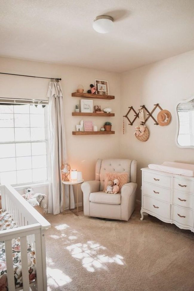 Sunlit Nursery with Vintage Touches