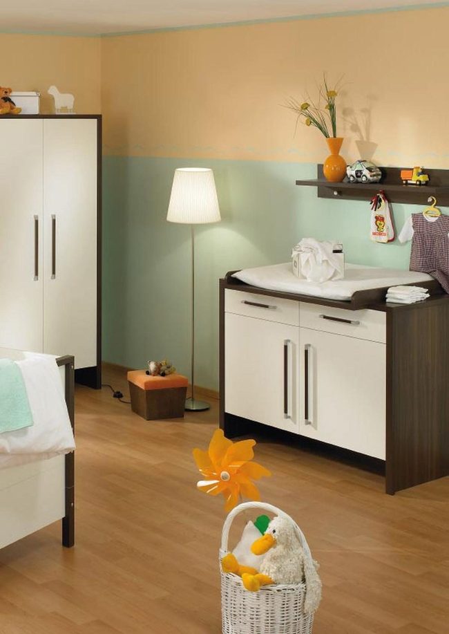 Yellow And Green Nursery Nook