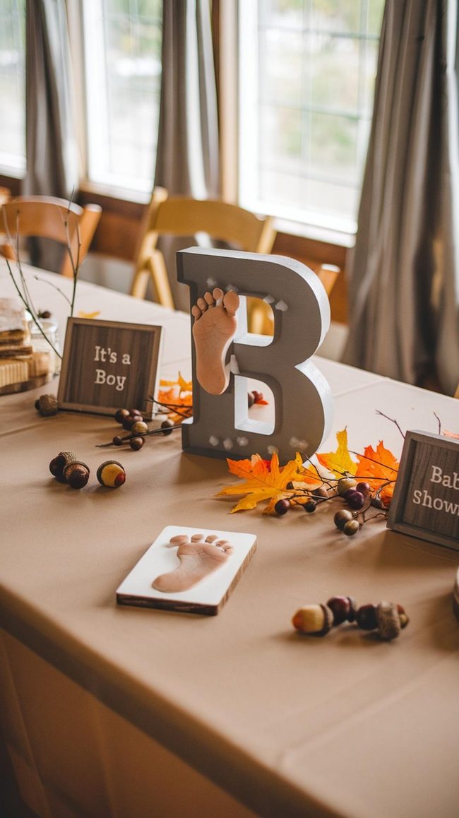 Golden Leaf Baby Celebration