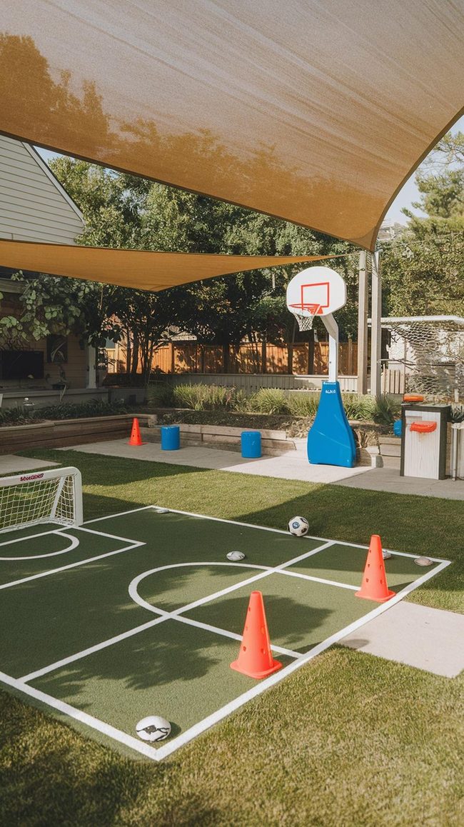 Backyard Mini Sports Zone