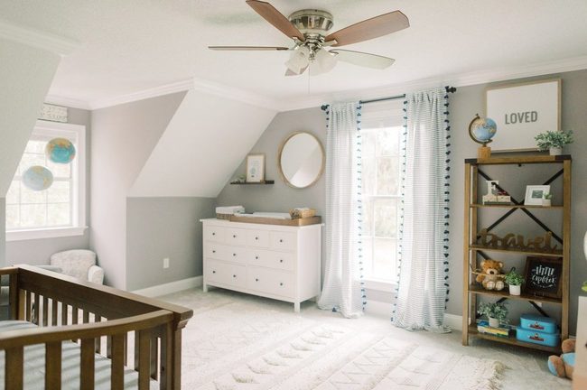Gray Base With Colorful Accent Pops