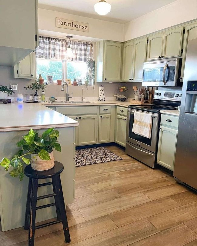 Mint Green Kitchen Cabinets