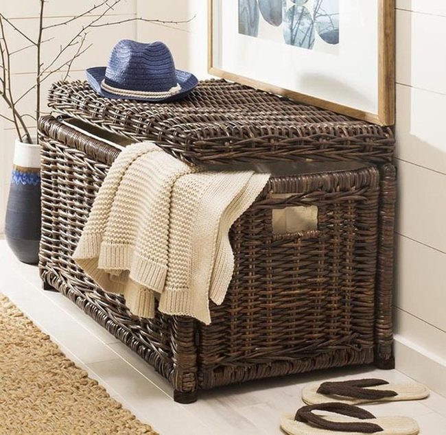 Woven Storage Baskets Natural Texture