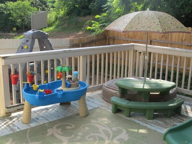 Small Patio Play Zones