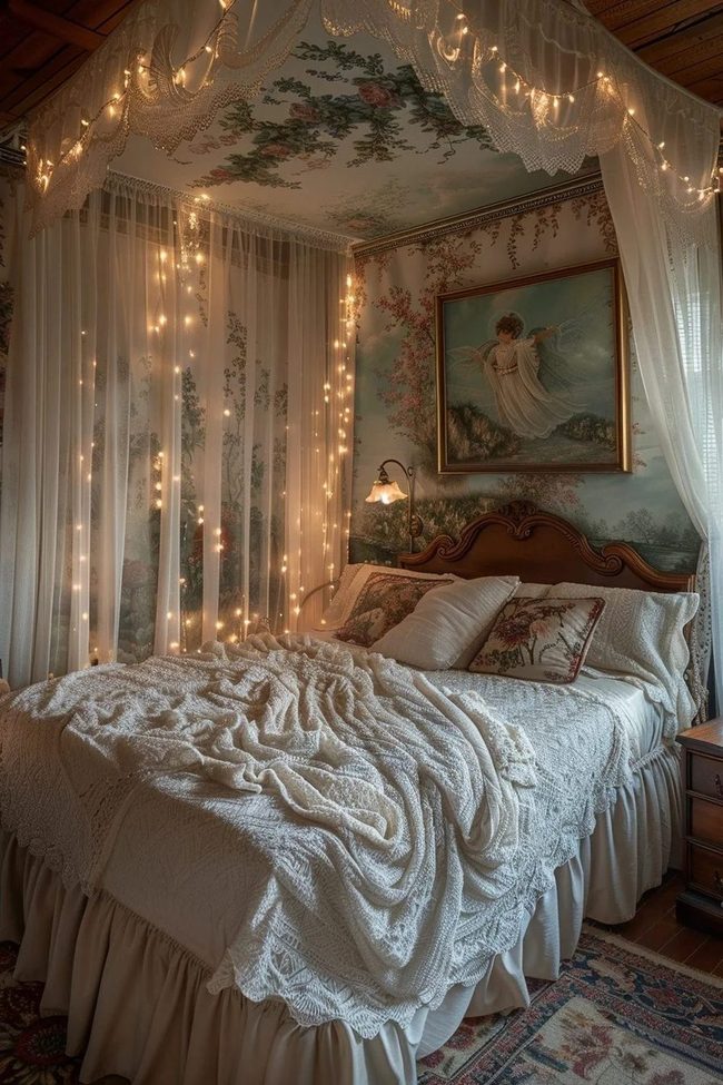 Pastel Storybook Canopy Retreat