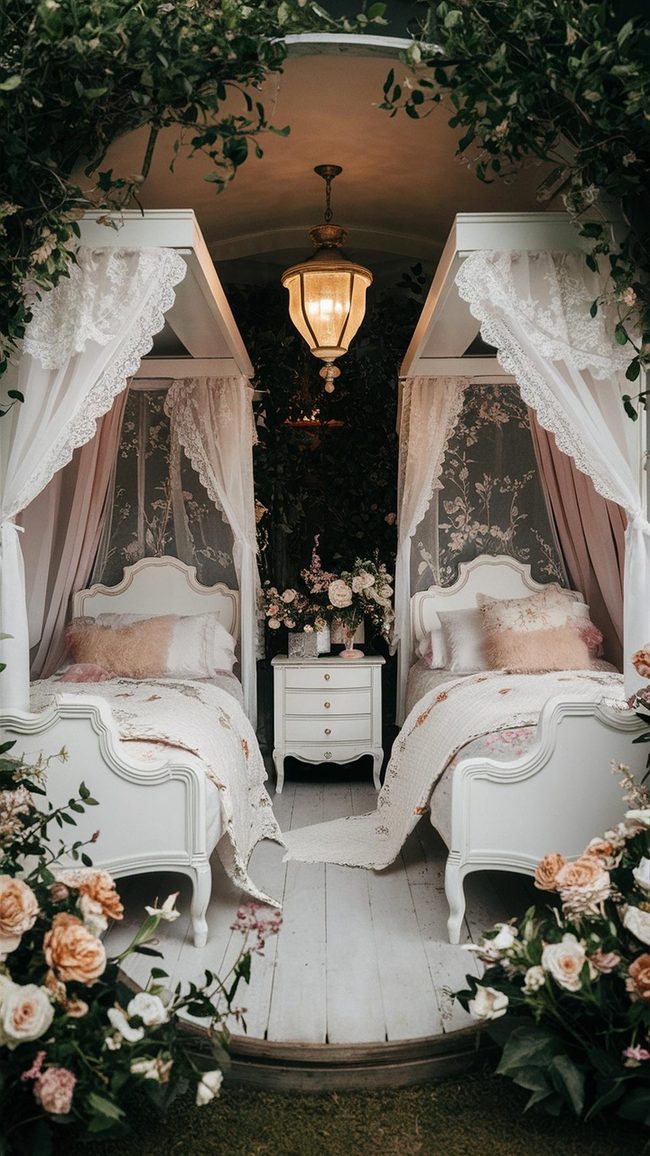 Pastel Florals Fairytale Boudoir