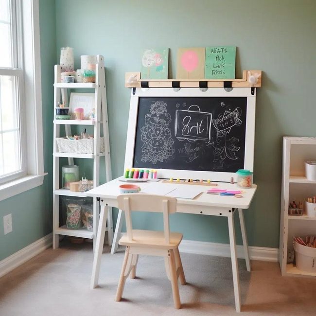 Paint And Chalk Creativity Stations