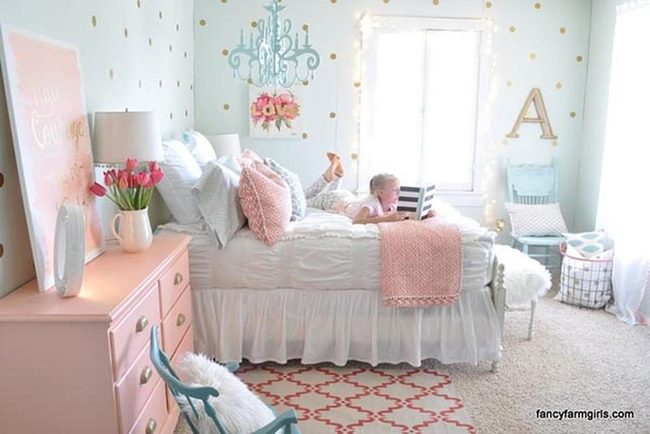 Pastel Floral Bedroom Sanctuary