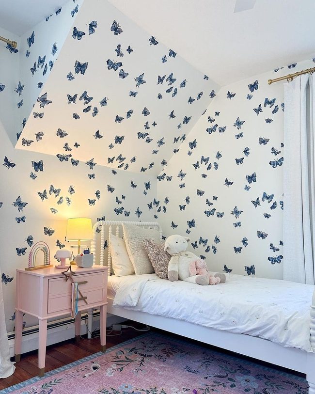Pastel Butterflies, Dreamy Bedroom